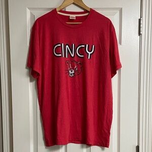HOMAGE Red Cincy Bearcat Tee